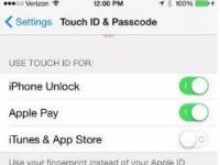 如何在iPhone和iPad上控制TouchID