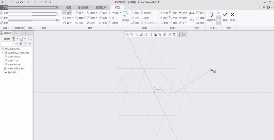 Creo如何创建骨架模型