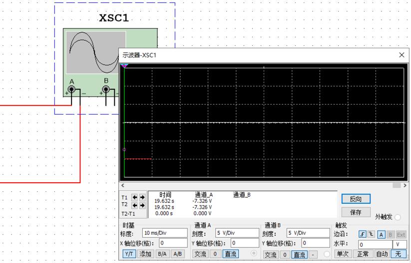 NI Multisim 14.0 示波器的使用