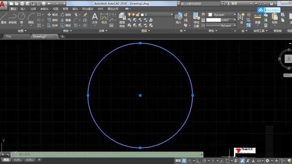 AutoCAD2019如何显示线宽