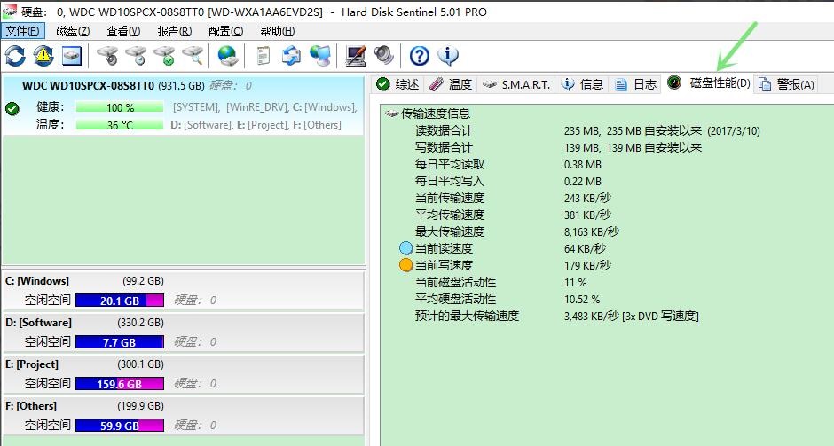 硬盘哨兵Hard Disk Sentine的使用方法