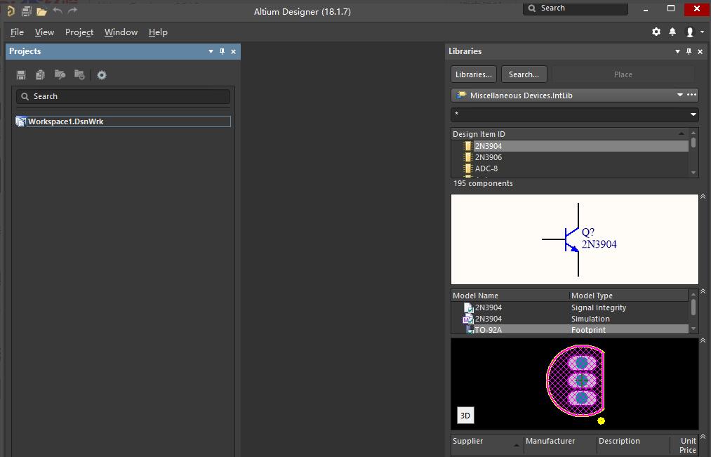 Altium Designer18新建工程