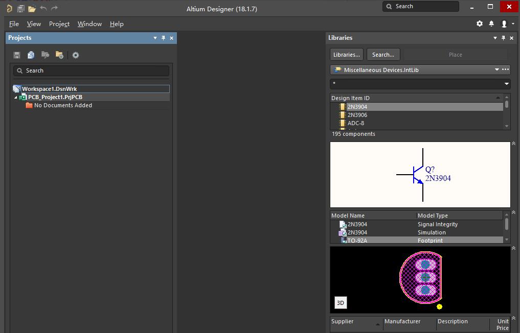 Altium Designer18新建工程