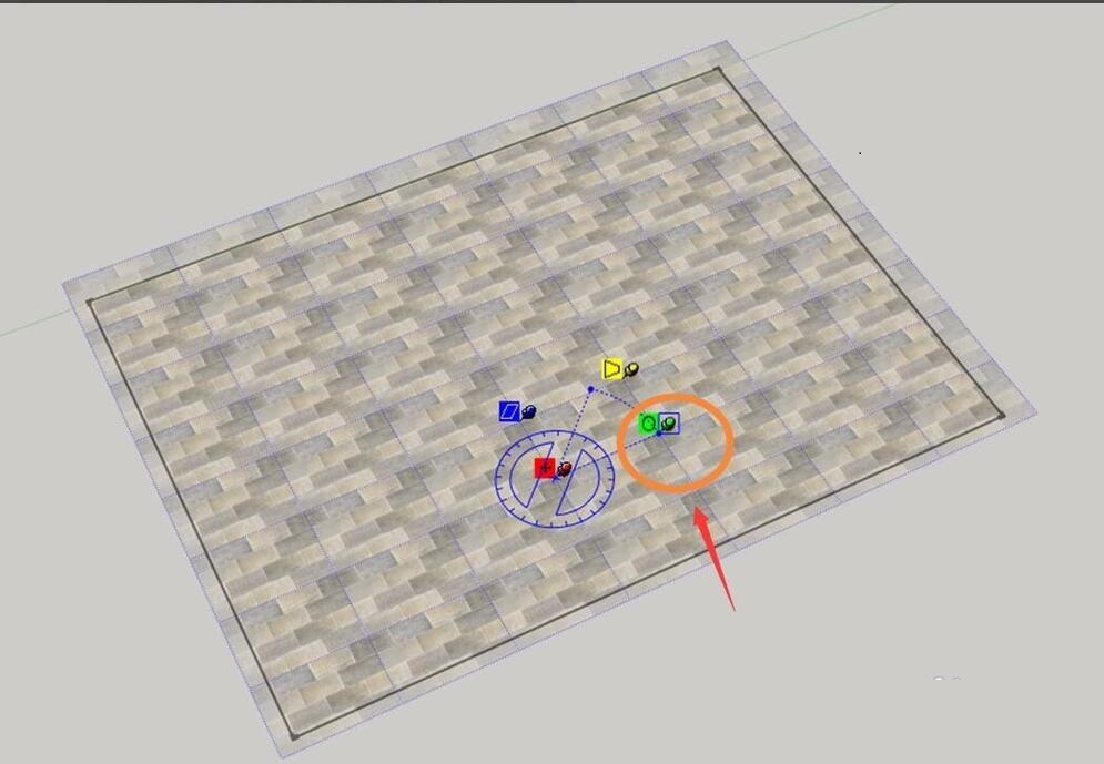 sketchup调整填充的贴图角度