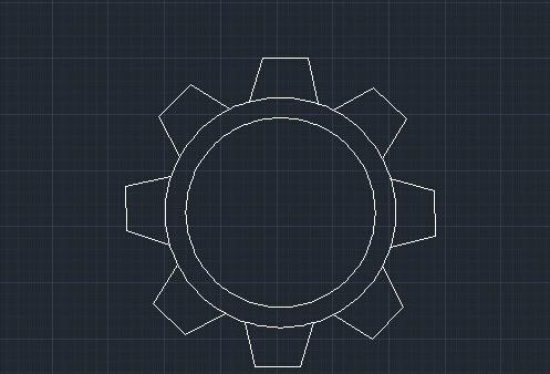 如何用AUTOCAD2012画齿轮：[3]