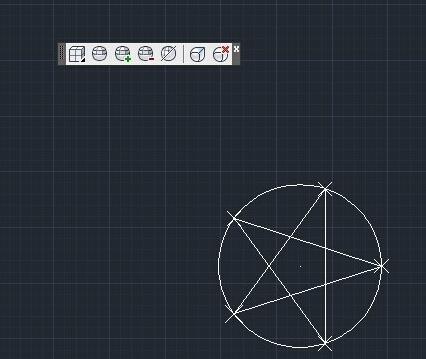 autocad2012如何画五角星：[1]