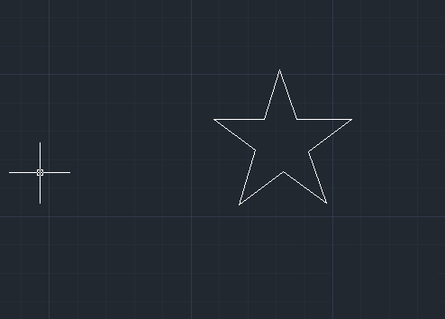 autocad2012如何画五角星：[1]