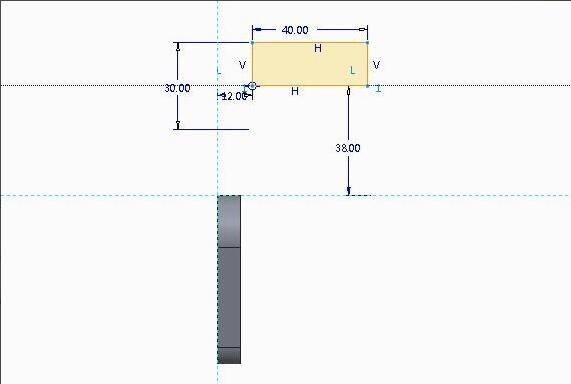 Creo3.0支架零件的创建过程