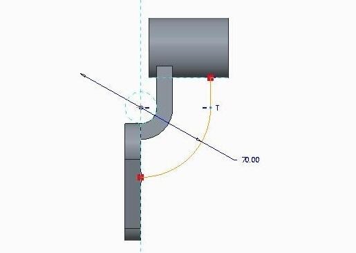 Creo3.0支架零件的创建过程