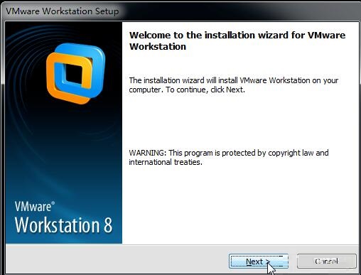 如何安装 虚拟机VMWare8