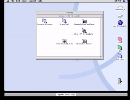 Mac OS 8现在是一个应用程序，您可以下载并安装在macOS，Windows和Linux上