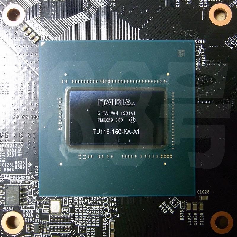 带有TU116-1GPU的NVIDIA GeForce GTX 1650显卡，板载Turing NVENC和GDDR6