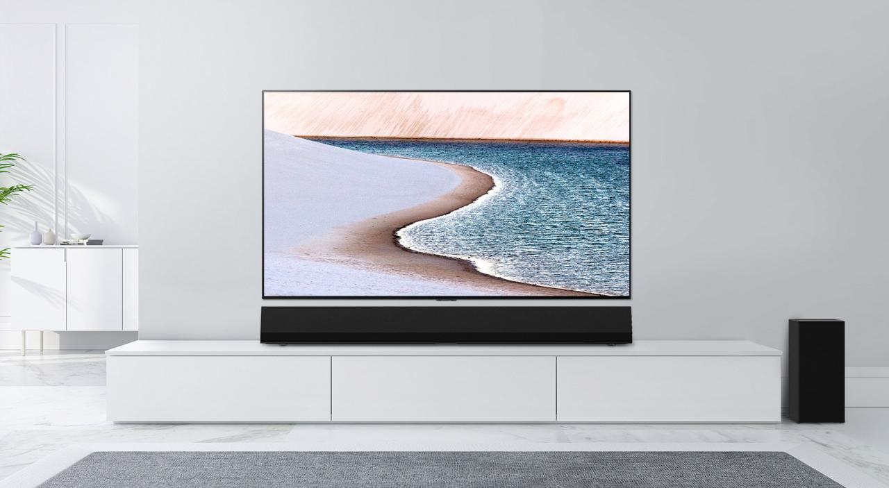 LG推出其最新的条形音箱，作为GX Gallery系列OLED电视的“完美伴侣”