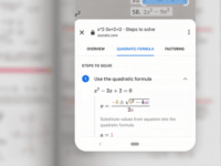  Google Lens添加了一种作业模式来帮助孩子解决数学问题 