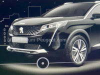  2021 Peugeot 3008更新模型的图像在线泄漏 