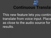  Google翻译测试语音输入的连续翻译模式 