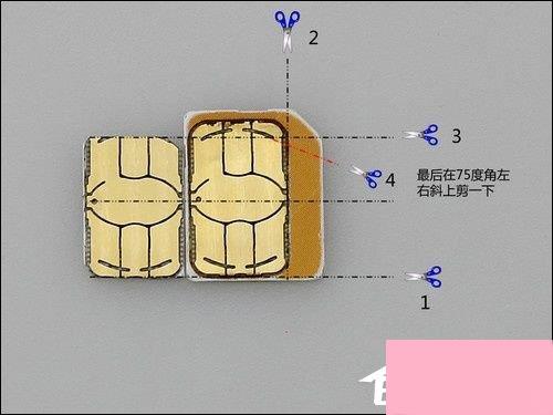 手机卡剪卡教程分享 新旧SIM卡剪成Nano卡的方法