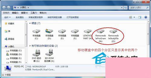 Win7移动硬盘在电脑上不显示怎么办？移动硬盘不显示盘符的解决办法