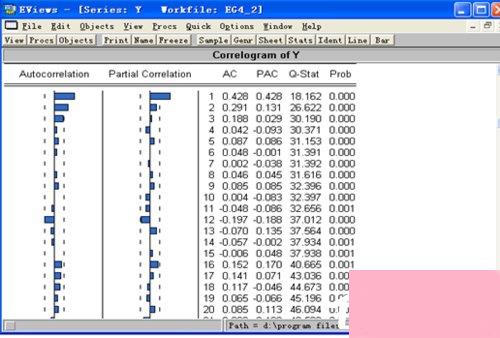 Eviews教程 Eviews进行时间序列分析教程