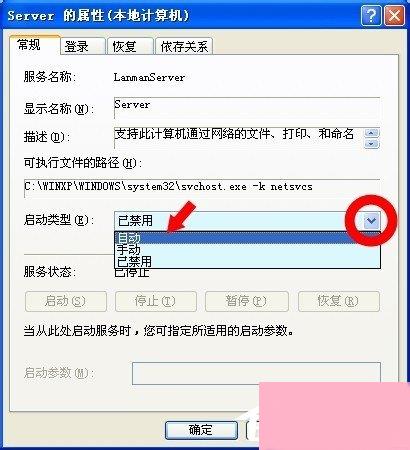 WinXP系统没有启动服务器服务怎么办？