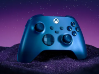 微软最新的Xbox控制器是耀眼的蓝色并有橡胶侧把手