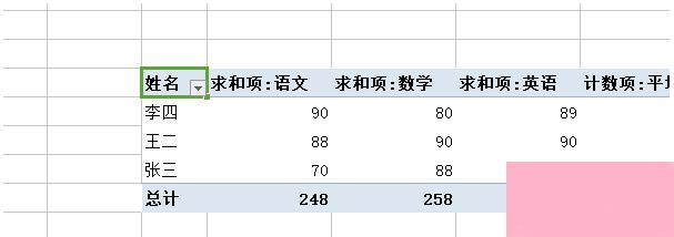 如何使用excel数据透视表求和 使用excel求和的方法