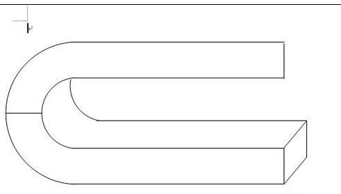 如何在word中绘制立体U型磁铁