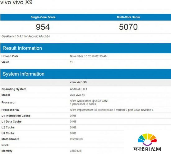 vivo X9跑分多少 vivo X9跑分曝光