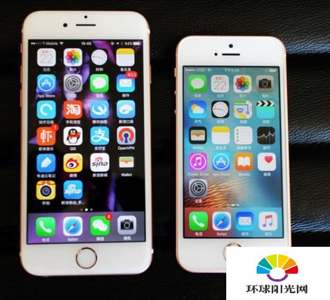 iPhoneSE开箱 iPhoneSE与iPhone6s plus真机对比