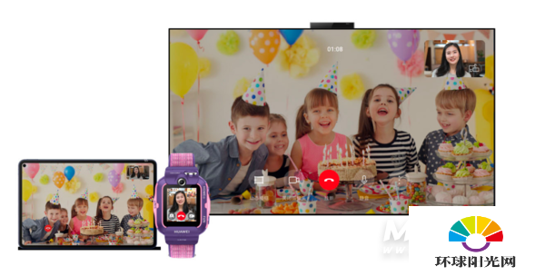 华为儿童手表4x新耀版支持视频通话吗-支持多人视频吗