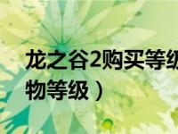 龙之谷2购买等级在哪（龙之谷2怎么升级宠物等级）