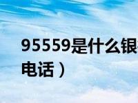 95559是什么银行电话（95559是什么银行电话）