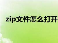 zip文件怎么打开手机（zip文件怎么打开）