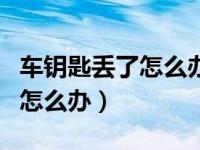 车钥匙丢了怎么办最省钱（汽车钥匙全部丢了怎么办）