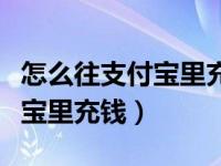 怎么往支付宝里充钱还助学贷款（怎么往支付宝里充钱）