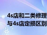 4s店和二类修理厂定损理赔的区别（修理厂与4s店定损区别）