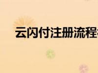 云闪付注册流程视频（云闪付注册流程）