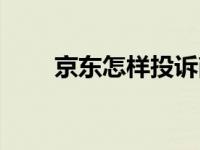 京东怎样投诉商家（京东怎样投诉）