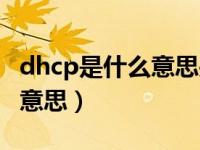 dhcp是什么意思关闭后会怎样（dhcp是什么意思）