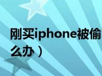 刚买iphone被偷了怎么办（iphone被偷了怎么办）