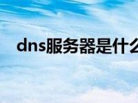 dns服务器是什么样（dns服务器是什么）