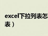 excel下拉列表怎么消除重复值（excel下拉列表）