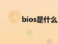 bios是什么系统（bios是什么）