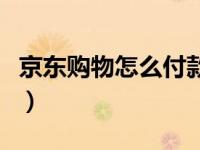 京东购物怎么付款给客户（京东购物怎么付款）