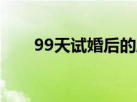 99天试婚后的顾灵社叶成书多大了？