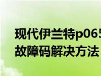 现代伊兰特p0650故障码解决方法（p0650故障码解决方法）