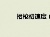 抬枪初速度（抬枪射程究竟多远）