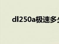 dl250a极速多少（dl250极速是多少）