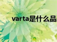 varta是什么品牌（varta是什么品牌）