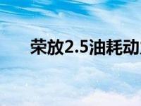 荣放2.5油耗动力怎样（荣放2.5油耗）